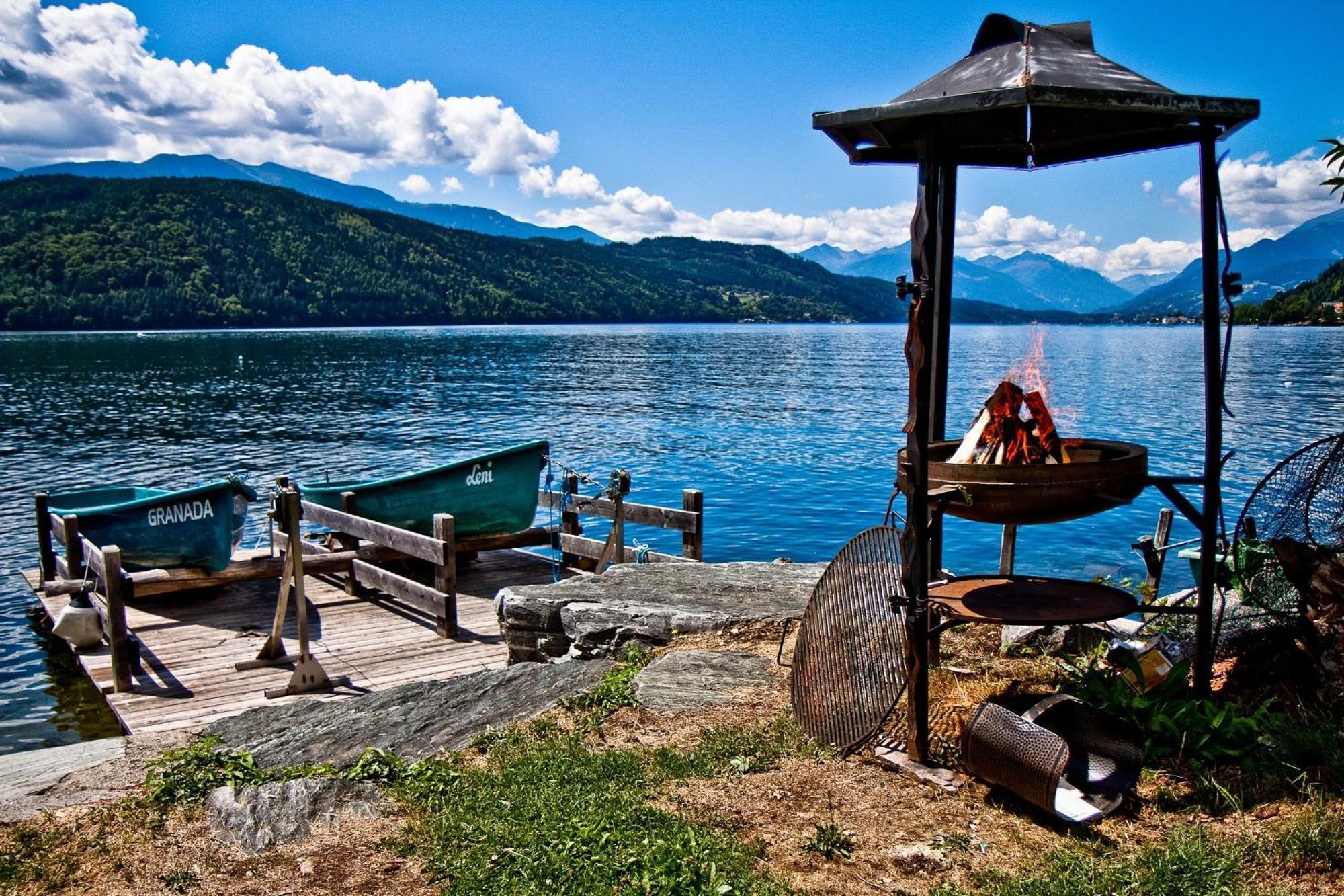 Ferienwohnungen Fischerhaus - Direkt Am See Мильстат Экстерьер фото